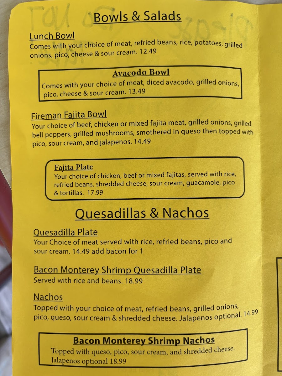 Tacos By The Trax Menu - Image 5